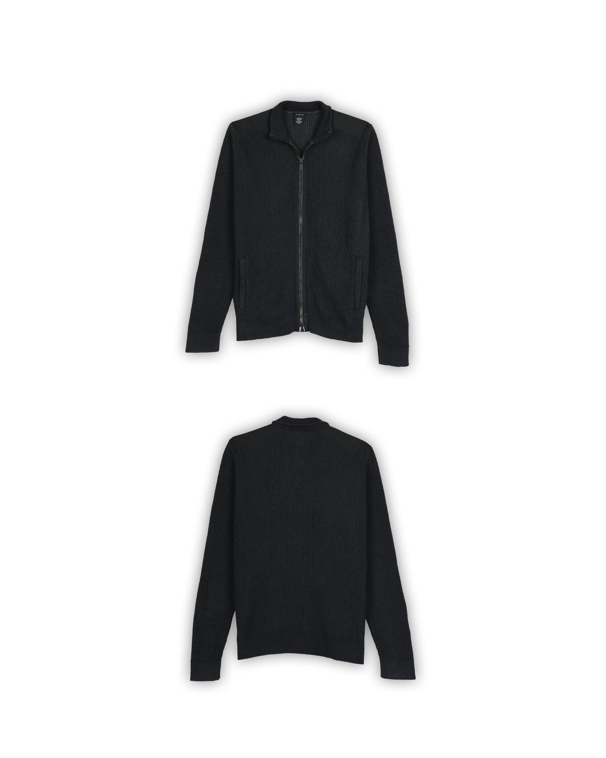 CALVIN KLEIN JEANS ZIPPER SWEATER - L