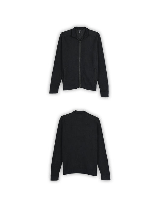 CALVIN KLEIN JEANS ZIPPER SWEATER - L