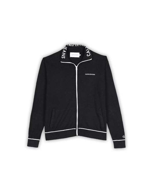 CALVIN KLEIN JEANS ZIPPER SWEATER - M