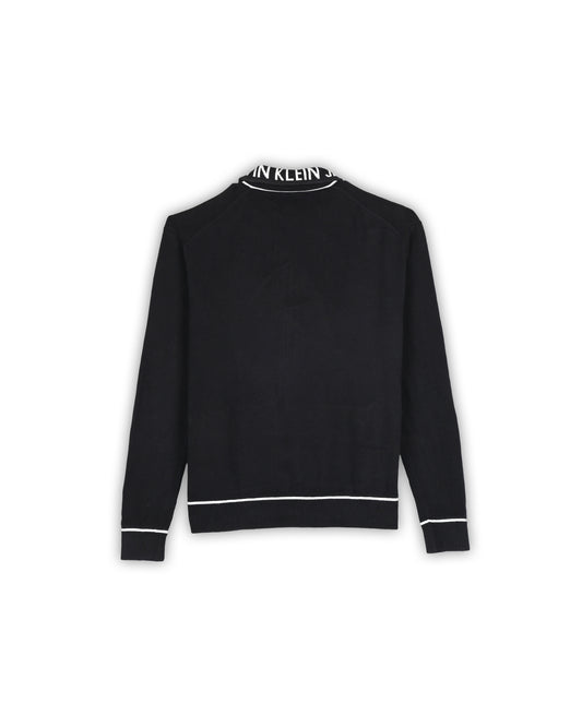 CALVIN KLEIN JEANS ZIPPER SWEATER - M