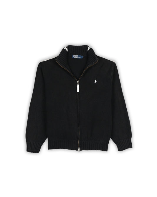 POLO RALPH LAUREN ZIPPER SWEATER - L