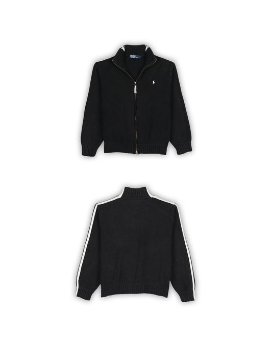POLO RALPH LAUREN ZIPPER SWEATER - L