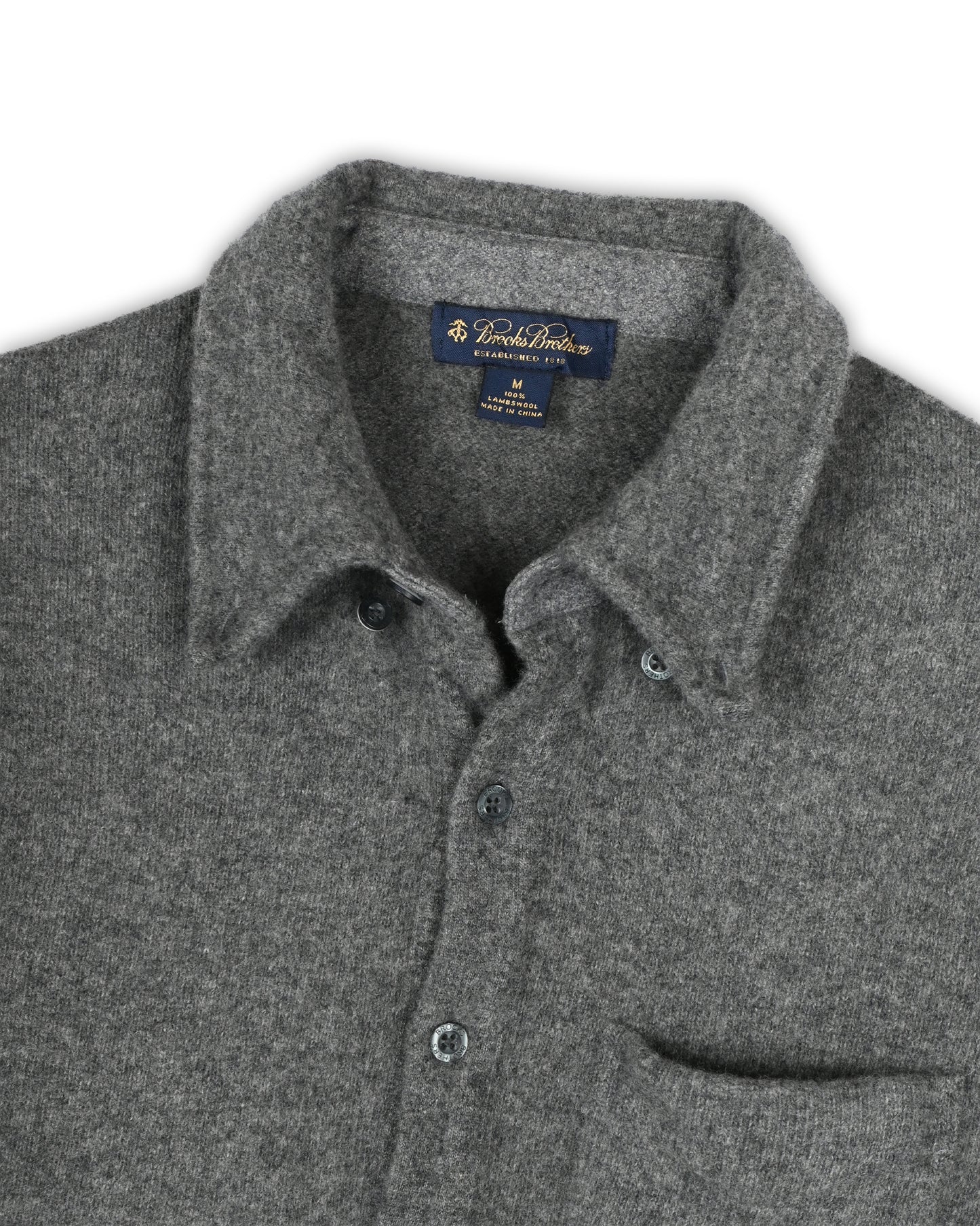 BROOKS BROTHERS LAMBSWOOL SWEATER - M