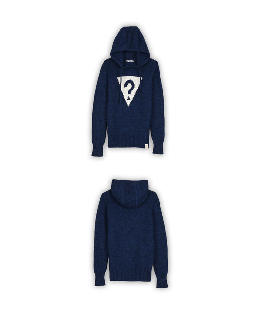 GUESS KNITTED HOODIE - S