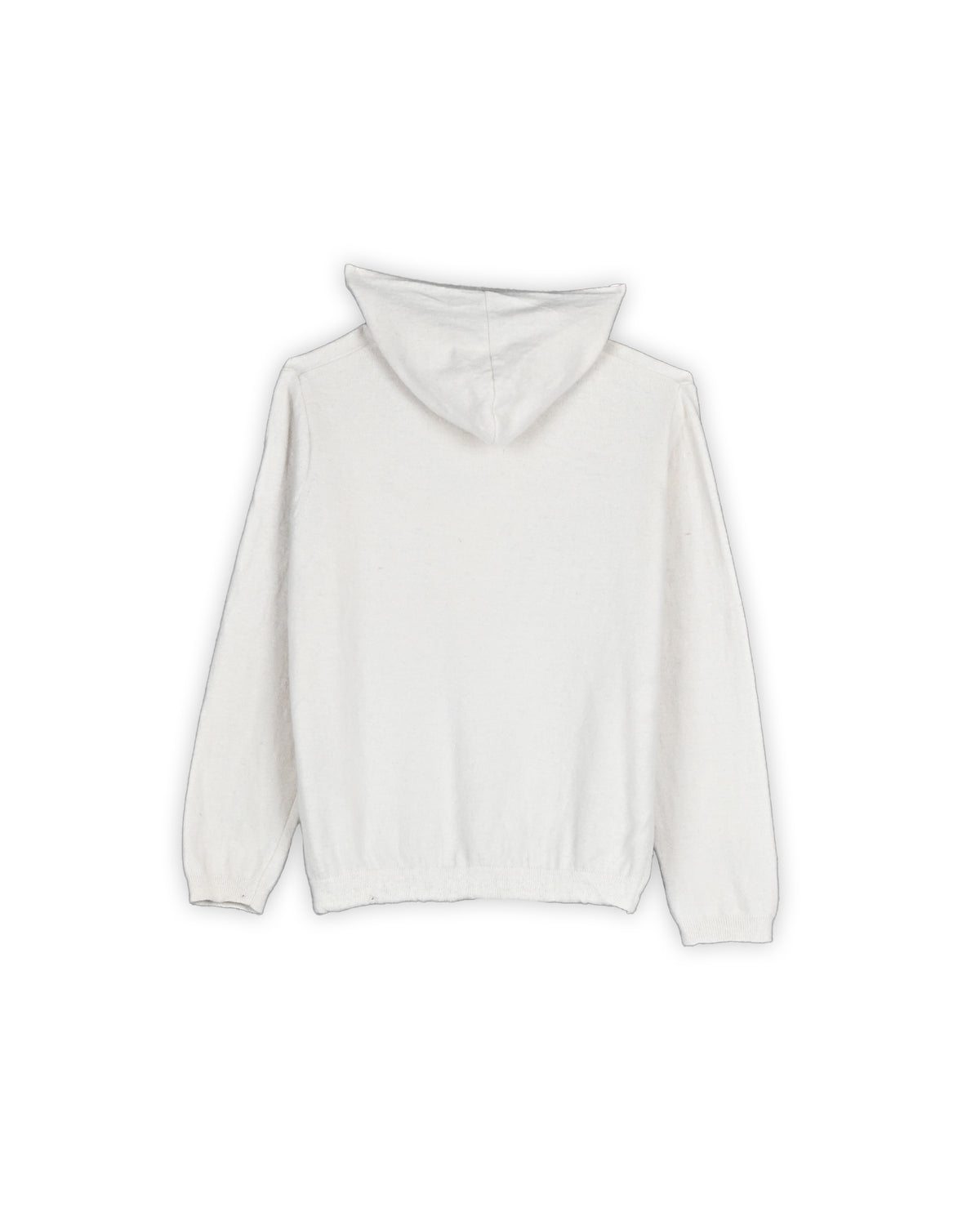AMI PURL KNIT HOODED PULLOVER - S