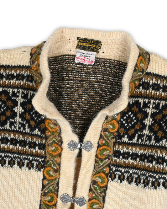 90'S NORWEGIAN WOOL CARDIGAN - XS