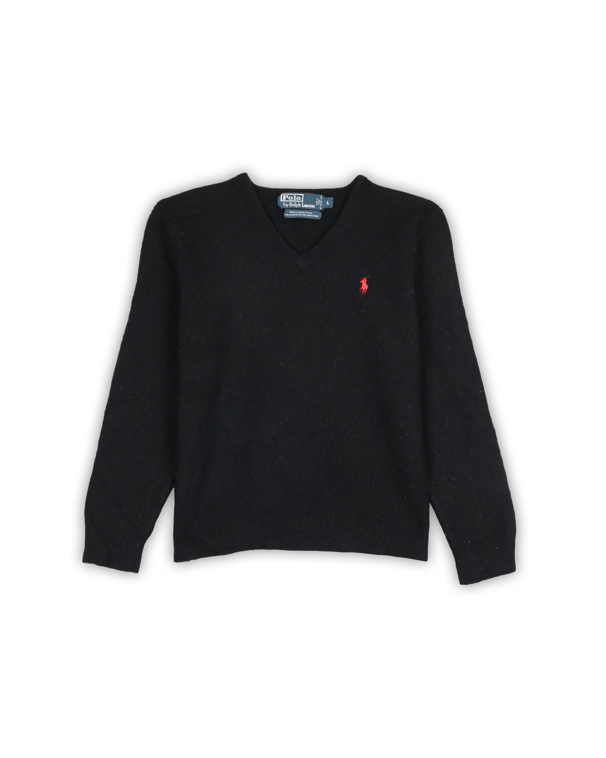 POLO RALPH LAUREN LAMBSWOOL SWEATER - L