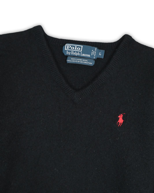 POLO RALPH LAUREN LAMBSWOOL SWEATER - L