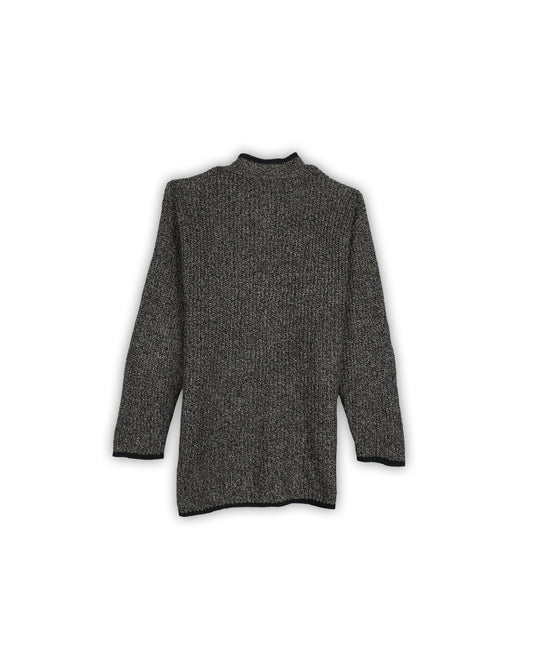 CALVIN KLEIN JEANS QUARTER-ZIP KNIT - L