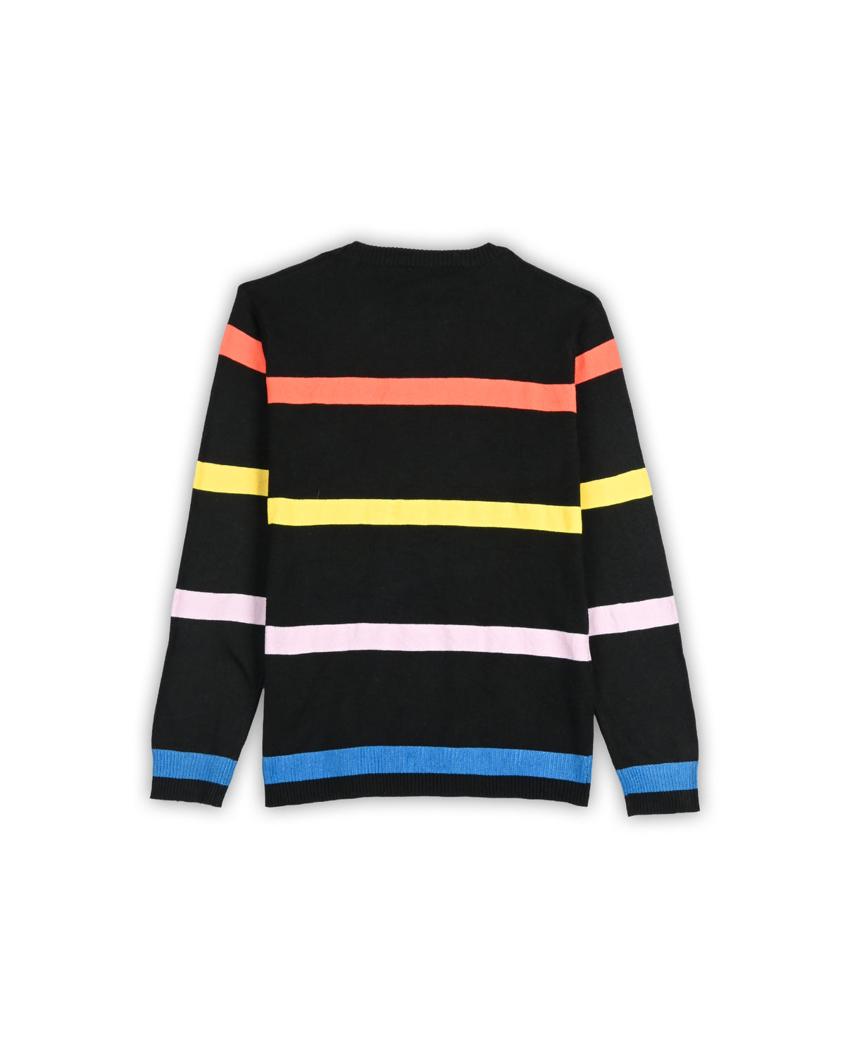 LACOSTE MULTI-STRIPE CREWNECK SWEATER - XS