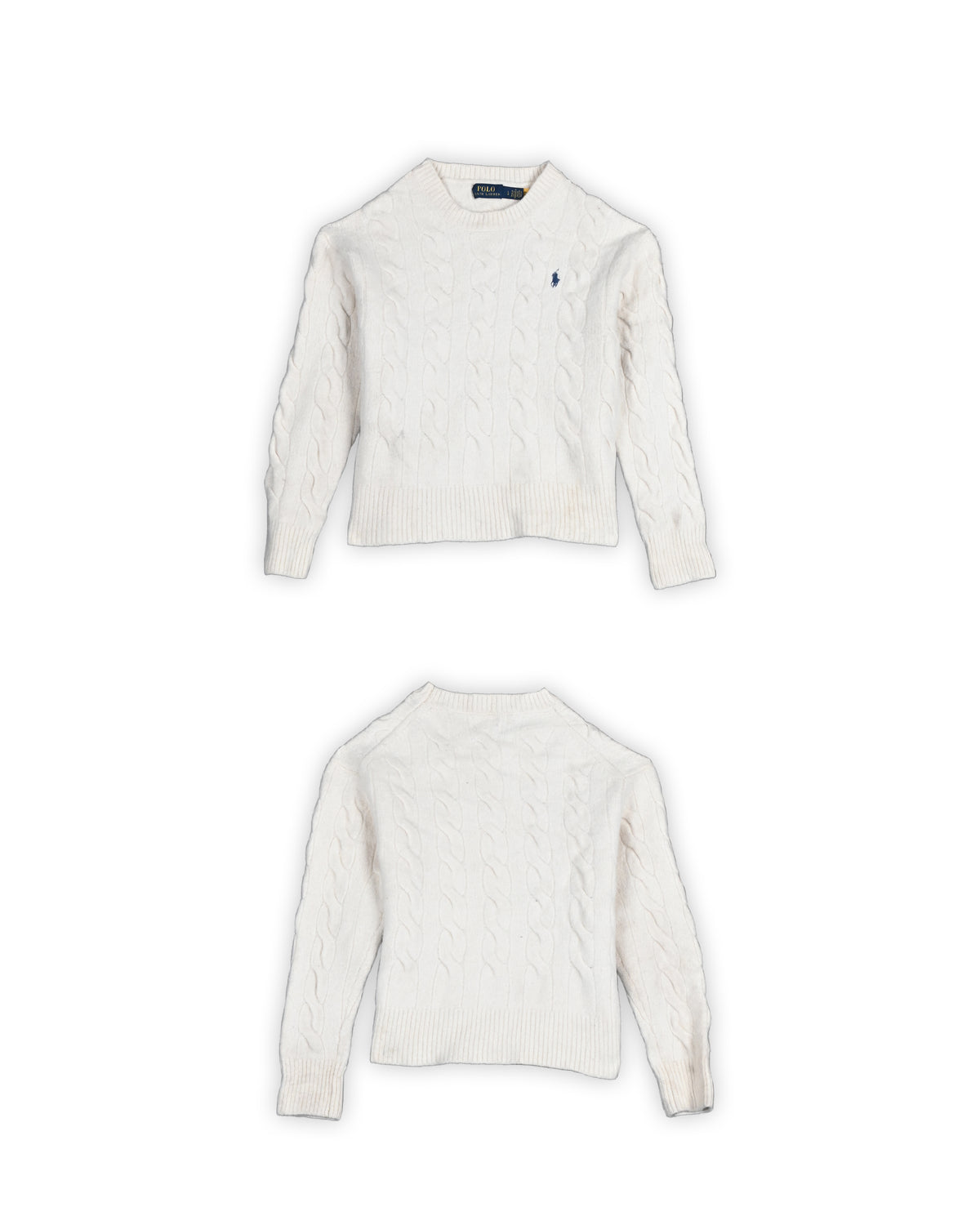 POLO RALPH LAUREN WOMEN'S WOOL SWEATER - L