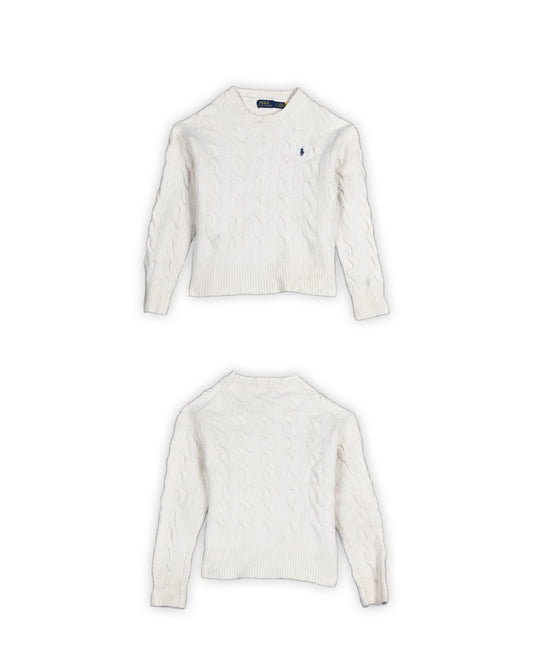 POLO RALPH LAUREN WOMEN'S WOOL SWEATER - L