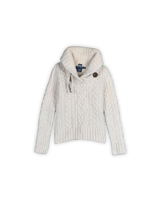 POLO RALPH LAUREN WOMEN'S WOOL SWEATER - S