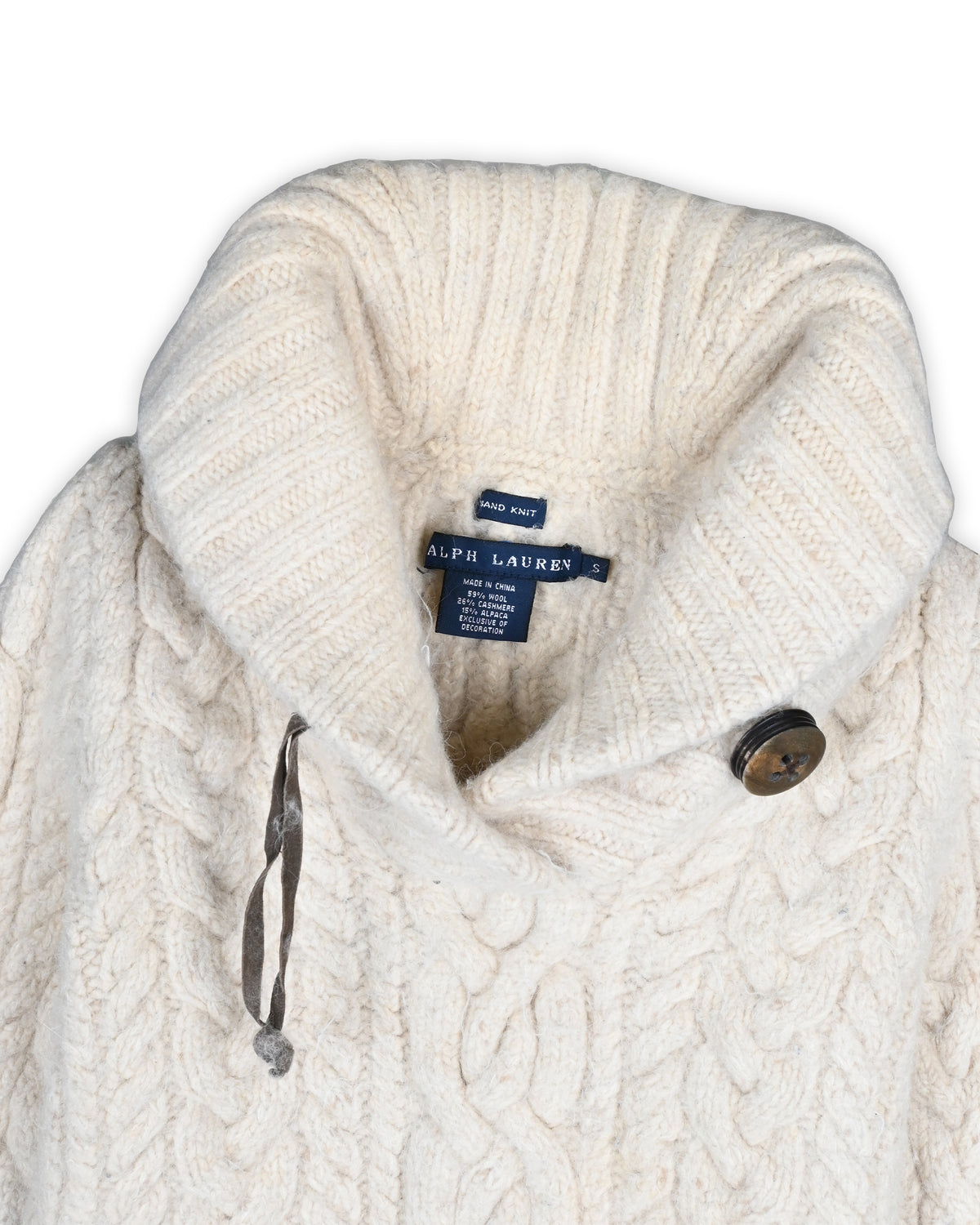 POLO RALPH LAUREN WOMEN'S WOOL SWEATER - S