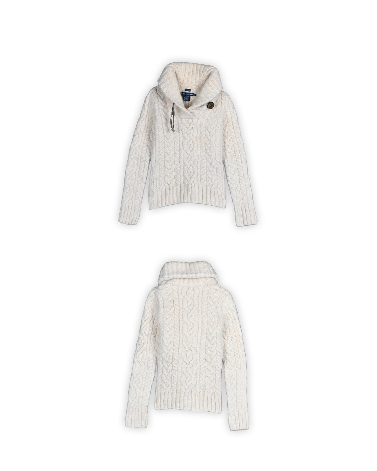 POLO RALPH LAUREN WOMEN'S WOOL SWEATER - S