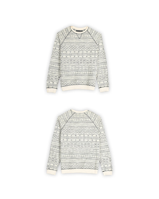 ZARA MAN TEXTURED KNIT SWEATER - S