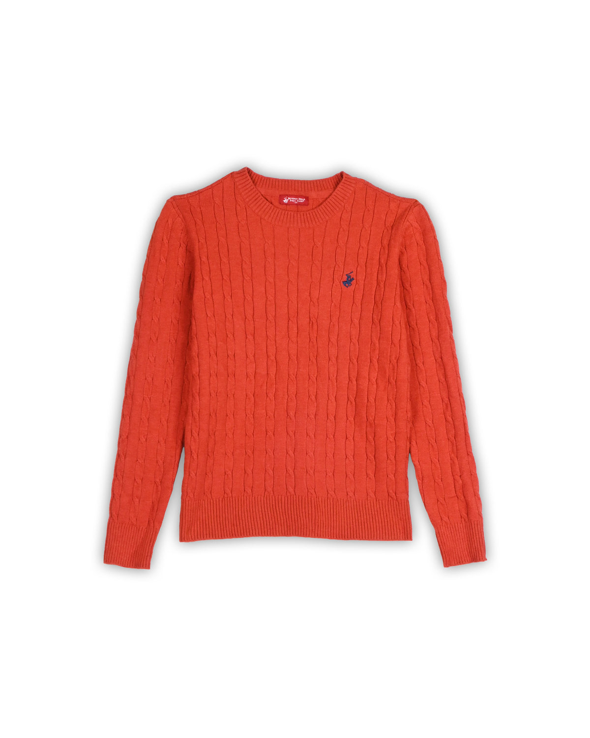 BEVERLY HILLS POLO CLUB CABLE KNIT SWEATER - XS