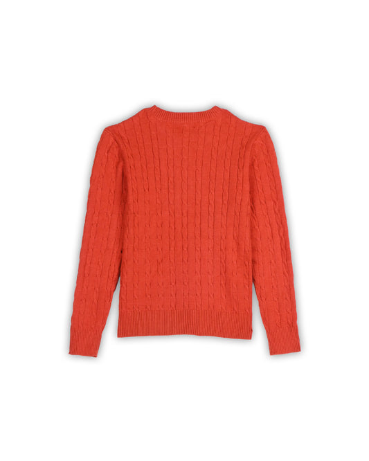 BEVERLY HILLS POLO CLUB CABLE KNIT SWEATER - XS