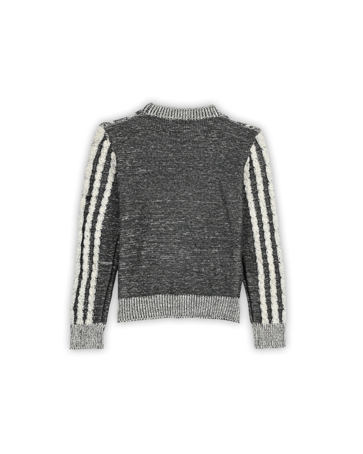 STONE ISLAND TEXTURED CABLE KNIT SWEATER - S