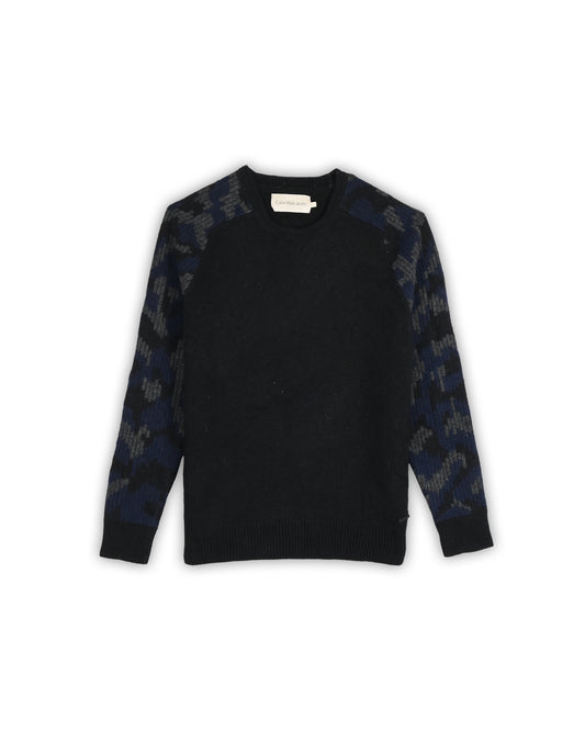 CALVIN KLEIN JEANS WOOL SWEATER - L