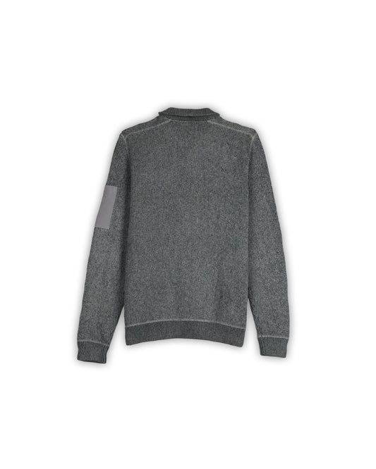CALVIN KLEIN JEANS FULL-ZIPPER SWEATER - M