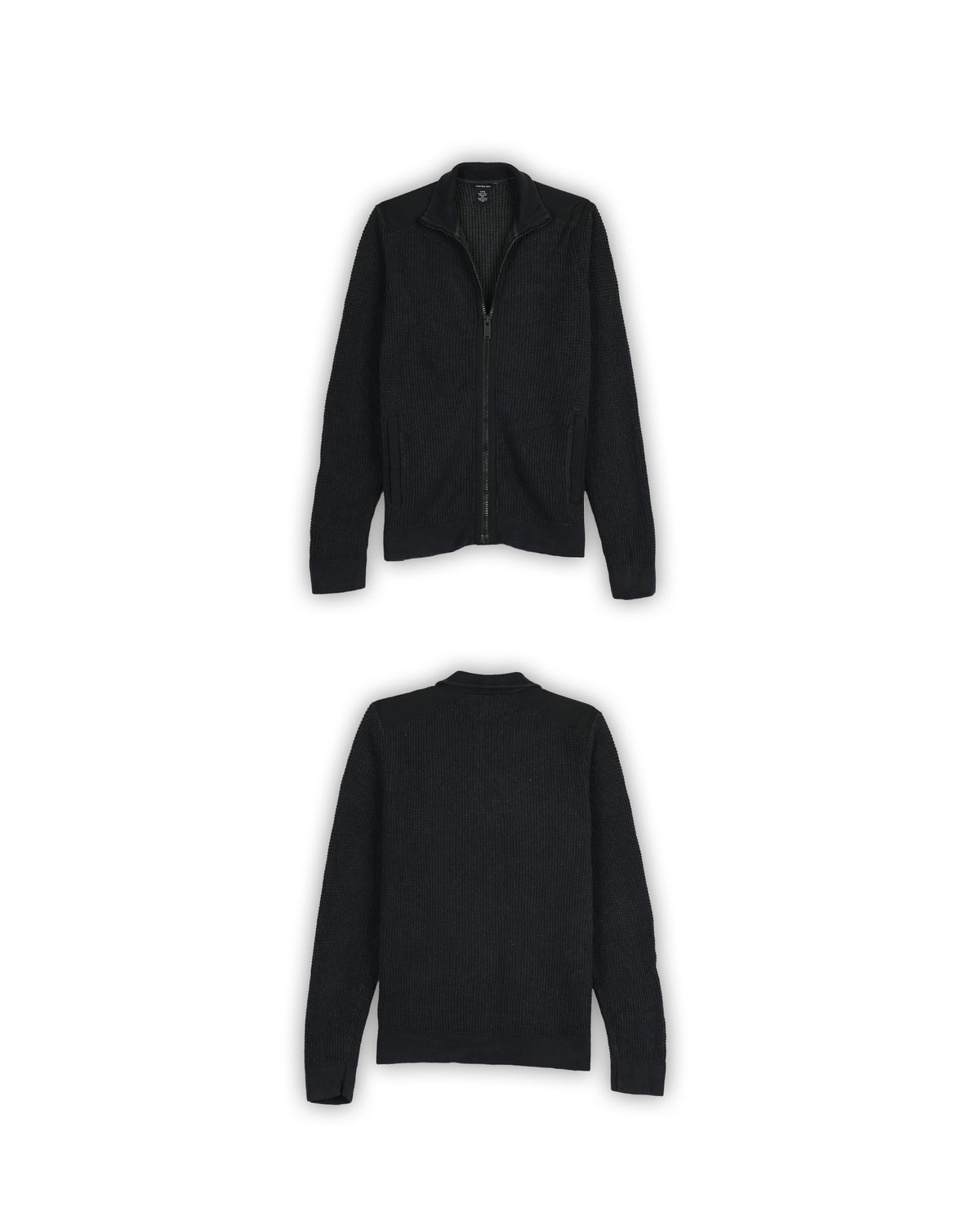 CALVIN KLEIN JEANS ZIPPER SWEATER - S