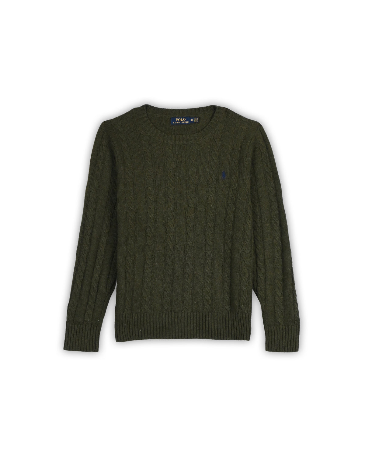 POLO RALPH LAUREN CABLE KNIT SWEATER - M