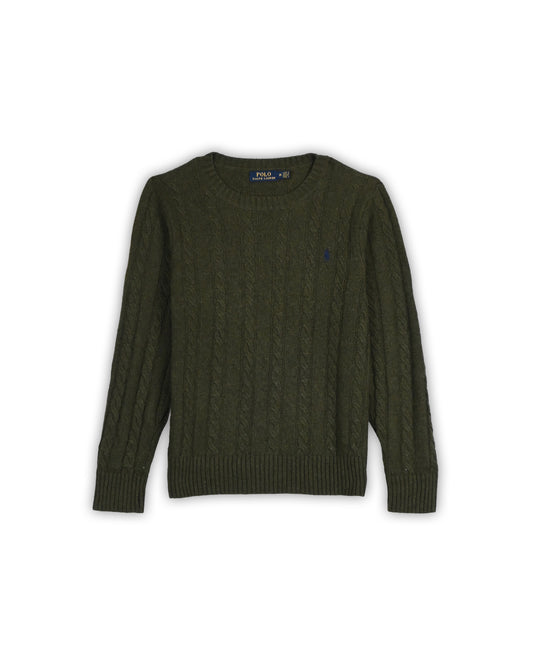 POLO RALPH LAUREN CABLE KNIT SWEATER - M
