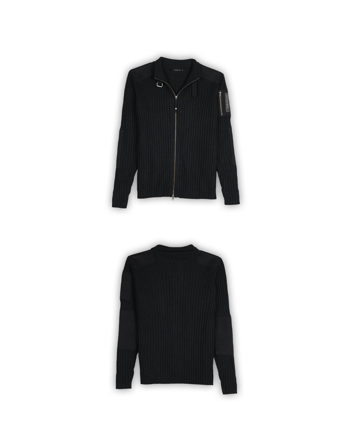 CALVIN KLEIN JEANS ZIPPER SWEATER - L