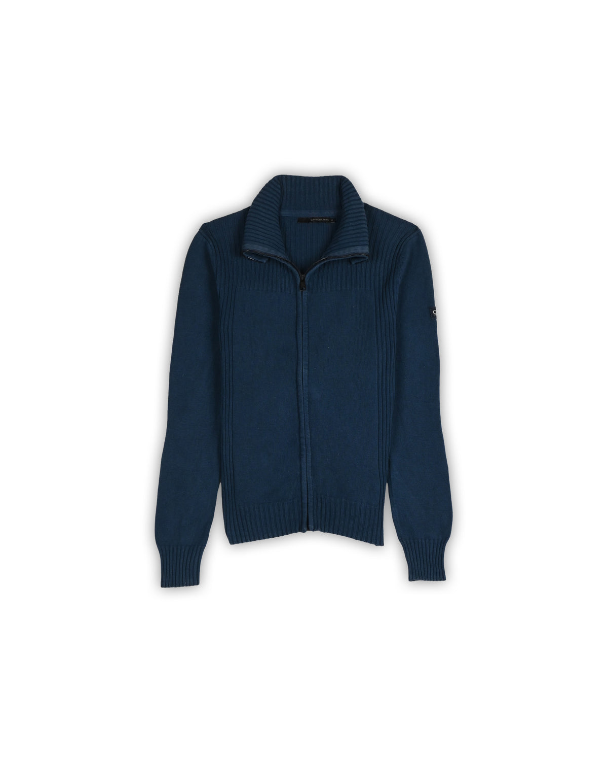 CALVIN KLEIN JEANS ZIPPER SWEATER - M