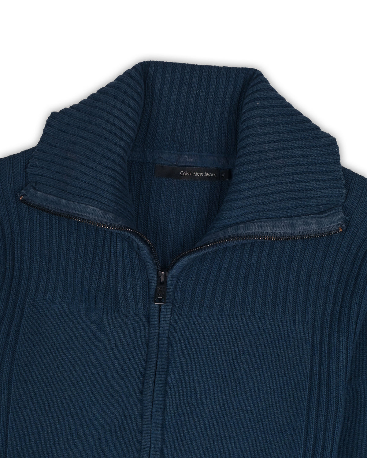 CALVIN KLEIN JEANS ZIPPER SWEATER - M