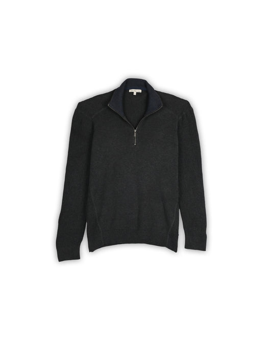 CALVIN KLEIN JEANS QUARTER-ZIP KNIT - M