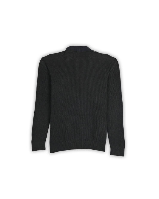 CALVIN KLEIN JEANS QUARTER-ZIP KNIT - M