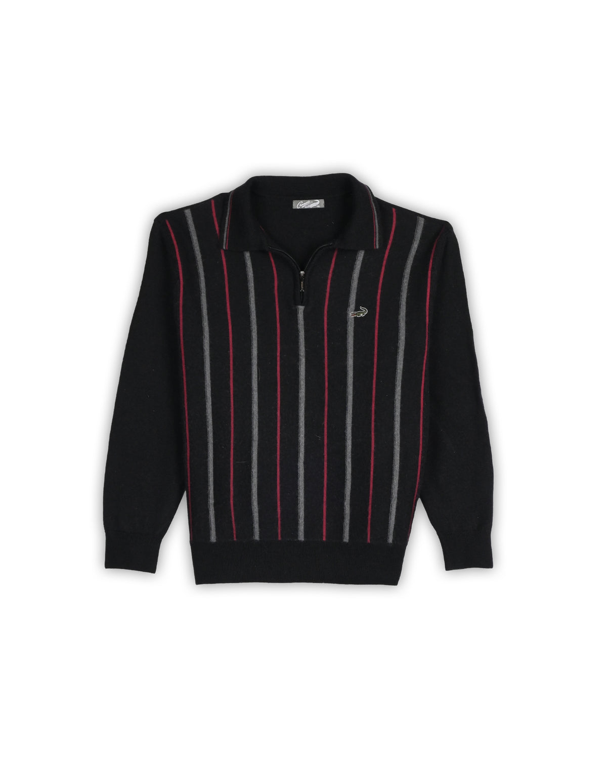 CROCODILE QUARTER-ZIP KNIT - XS