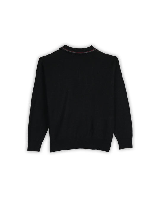 CROCODILE QUARTER-ZIP KNIT - XS