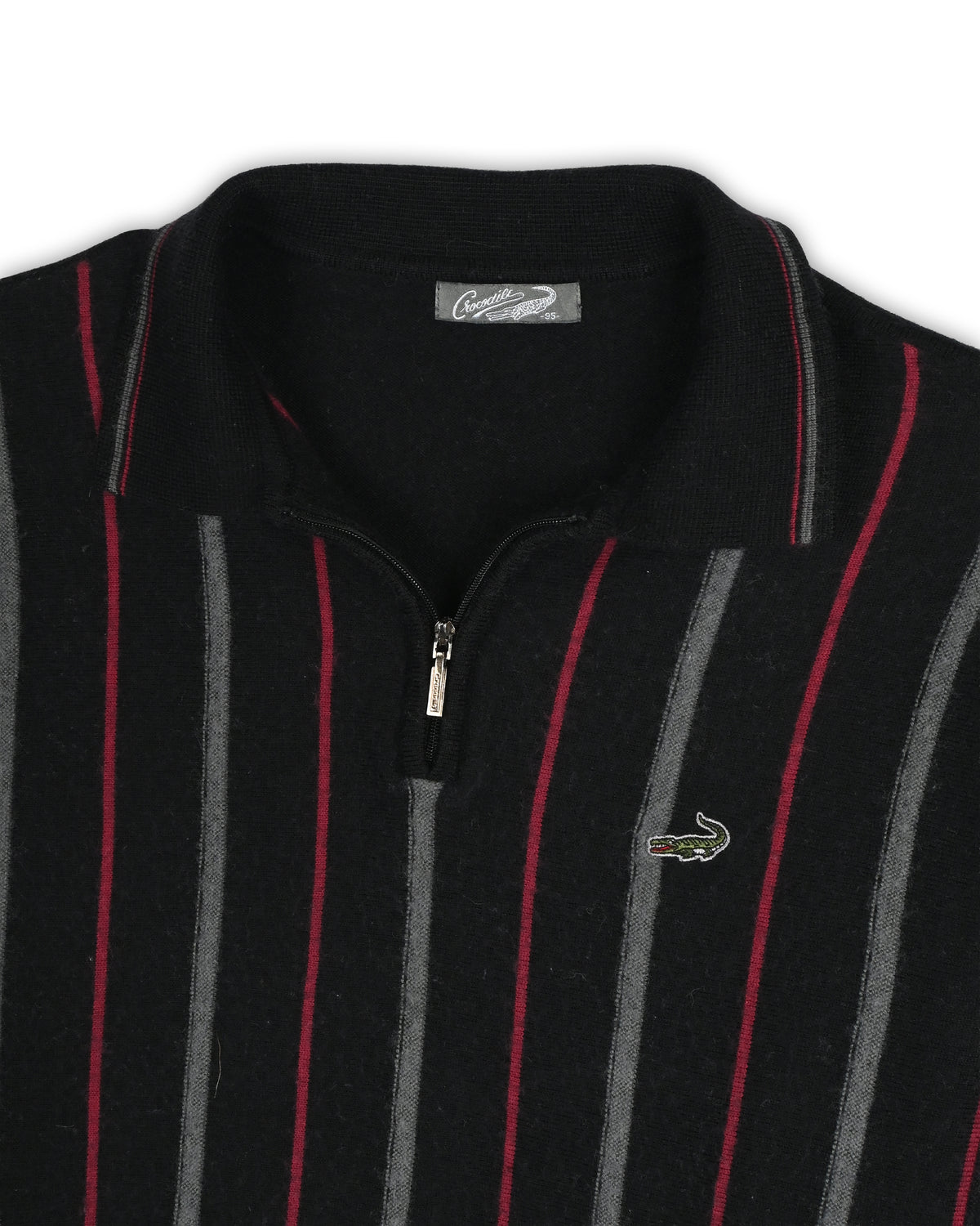 CROCODILE QUARTER-ZIP KNIT - XS