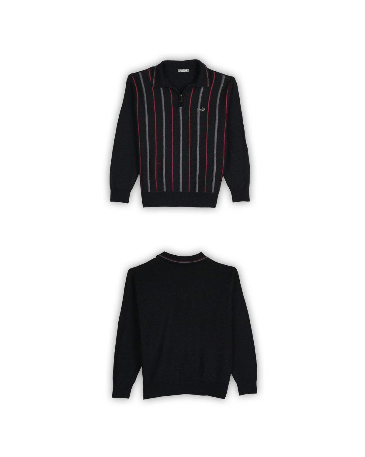 CROCODILE QUARTER-ZIP KNIT - XS