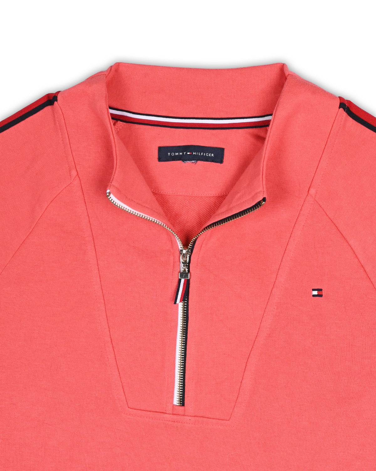 TOMMY HILFIGER WOMEN'S QUARTER-ZIP KNIT- XL
