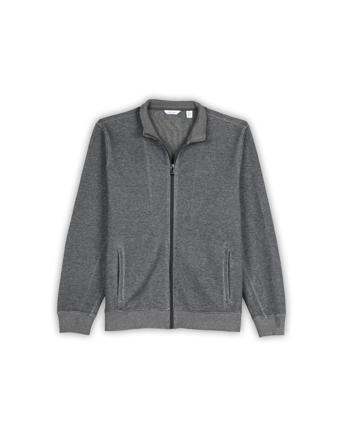 CALVIN KLEIN FULL-ZIPPER KNIT - M