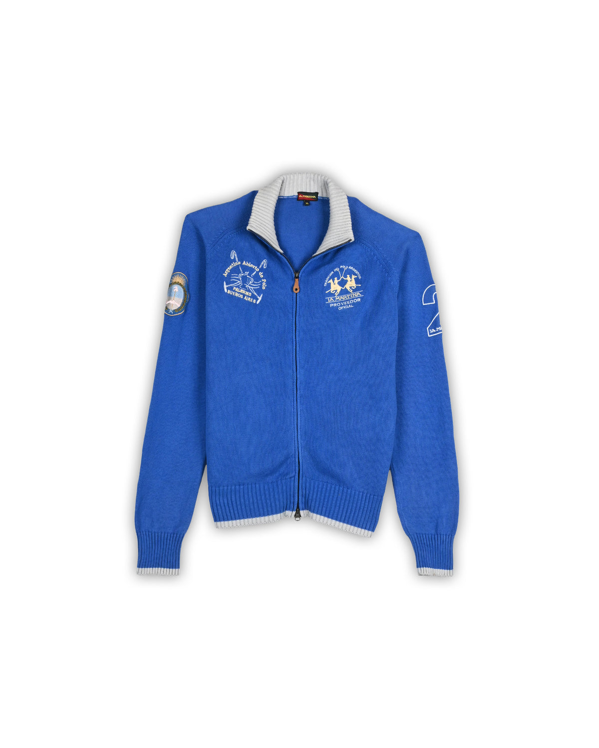LA MARTINA FULL-ZIPPER SWEATER - XL