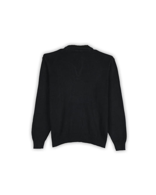 U.S.POLO ASSN QUARTER-ZIP CABLE KNIT - XL