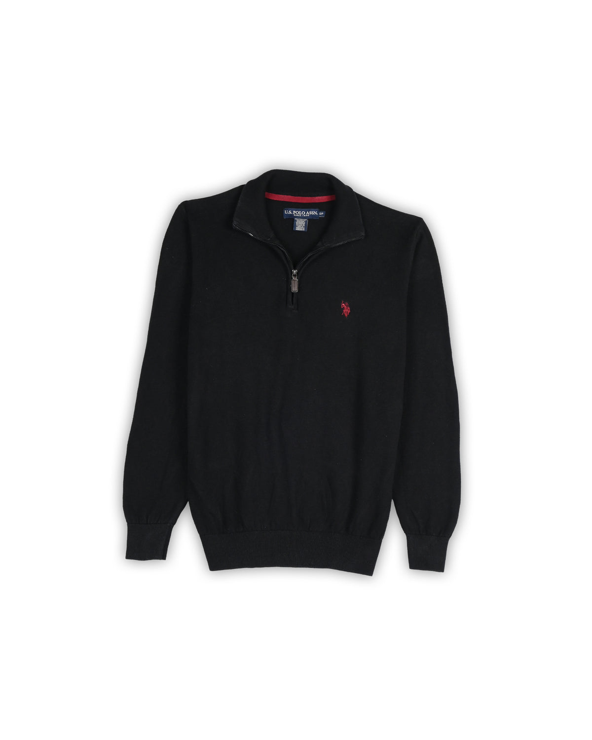 U.S.POLO ASSN QUARTER-ZIP KNIT - S