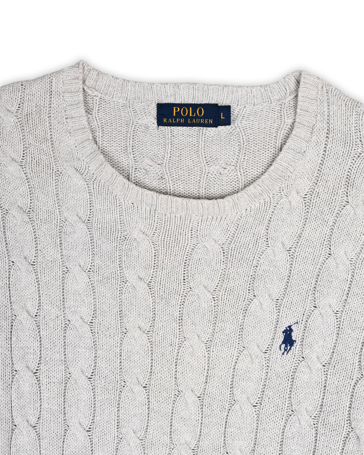 POLO RALPH LAUREN CABLE KNIT - L