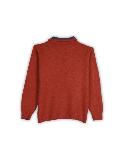 BONDE ORIGINALE QUARTER-ZIP WOOL KNIT - XL