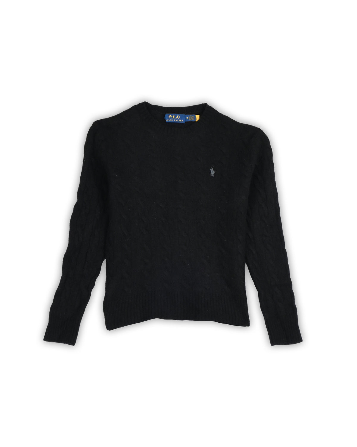 POLO RALPH LAUREN WOMEN'S WOOL CABLE KNIT - XS