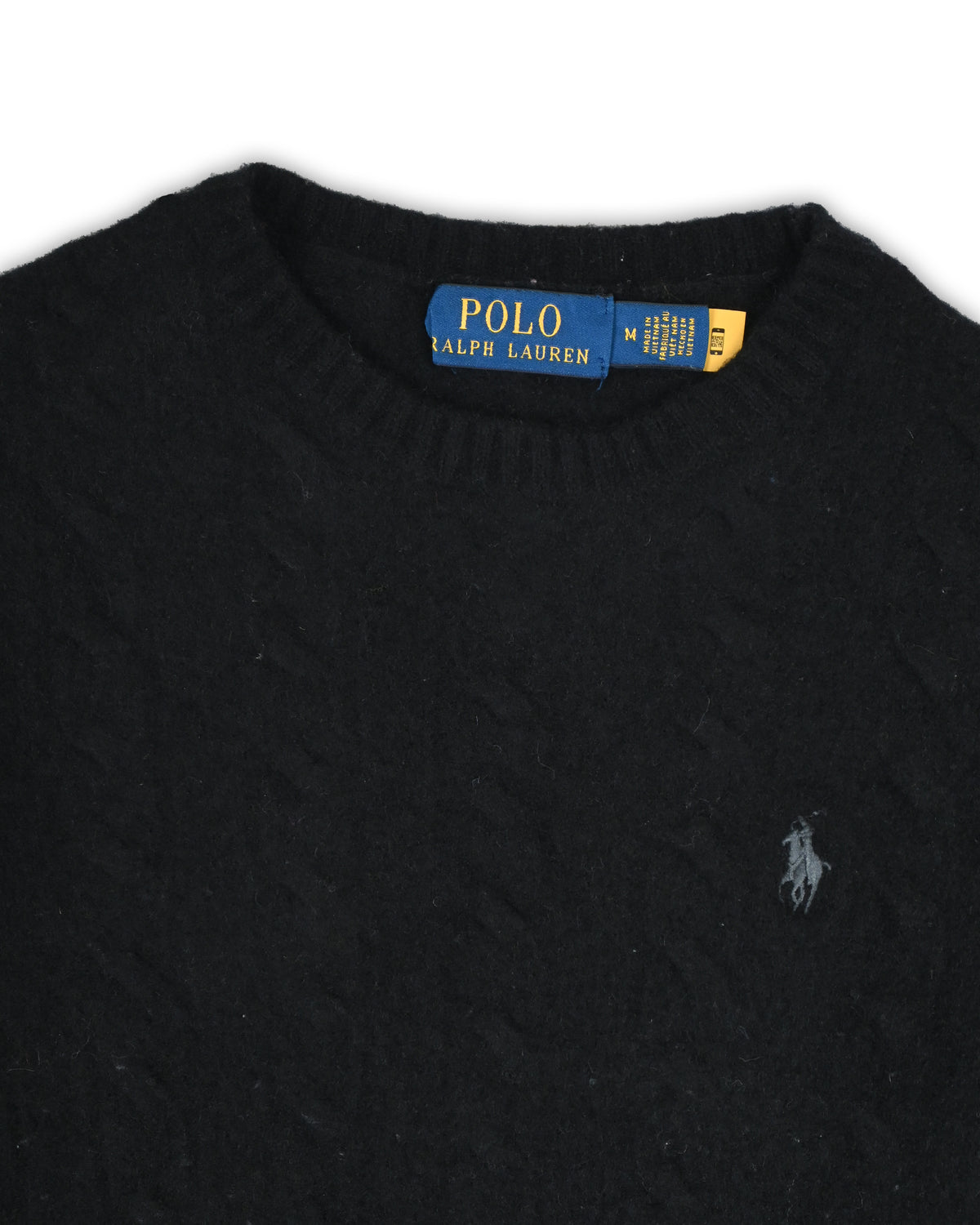 POLO RALPH LAUREN WOMEN'S WOOL CABLE KNIT - XS