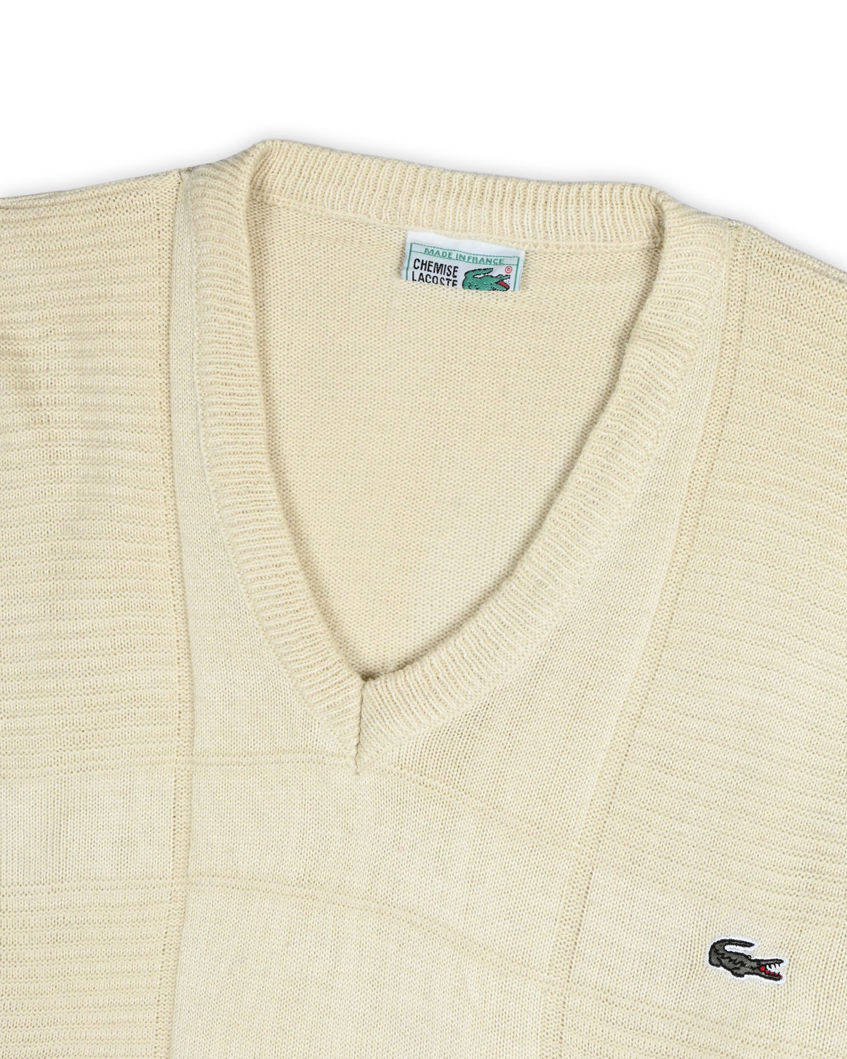 90'S CHEMISE LACOSTE SWEATER - XL