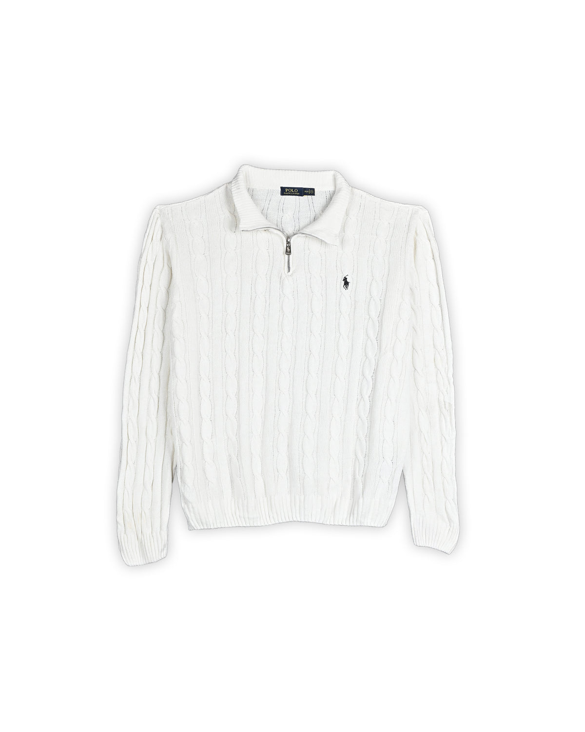 POLO RALPH LAUREN VINTAGE CABLE KNIT SWEATER - XXL