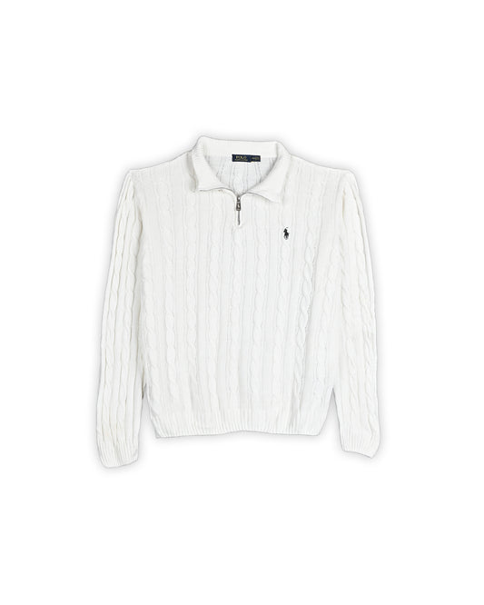 POLO RALPH LAUREN VINTAGE CABLE KNIT SWEATER - XXL