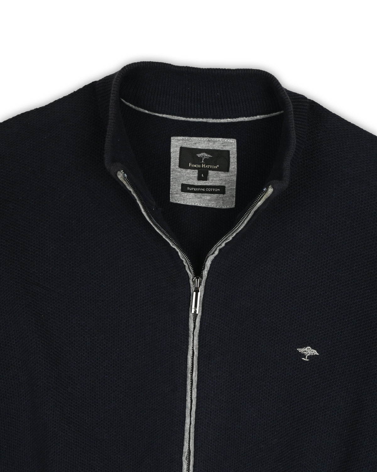 FYNCH-HATTON FULL-ZIP SWEATER - S